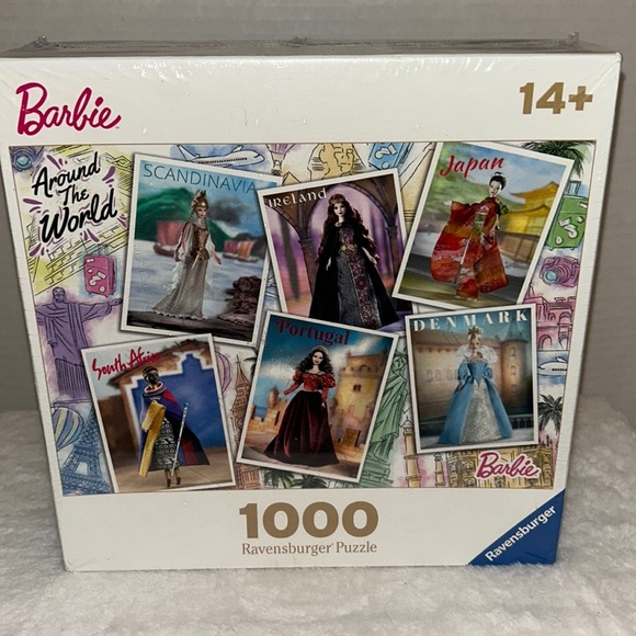Ravensburger Barbie Around the World puzzle Sealed 1000 piece - Picture 1 of 4